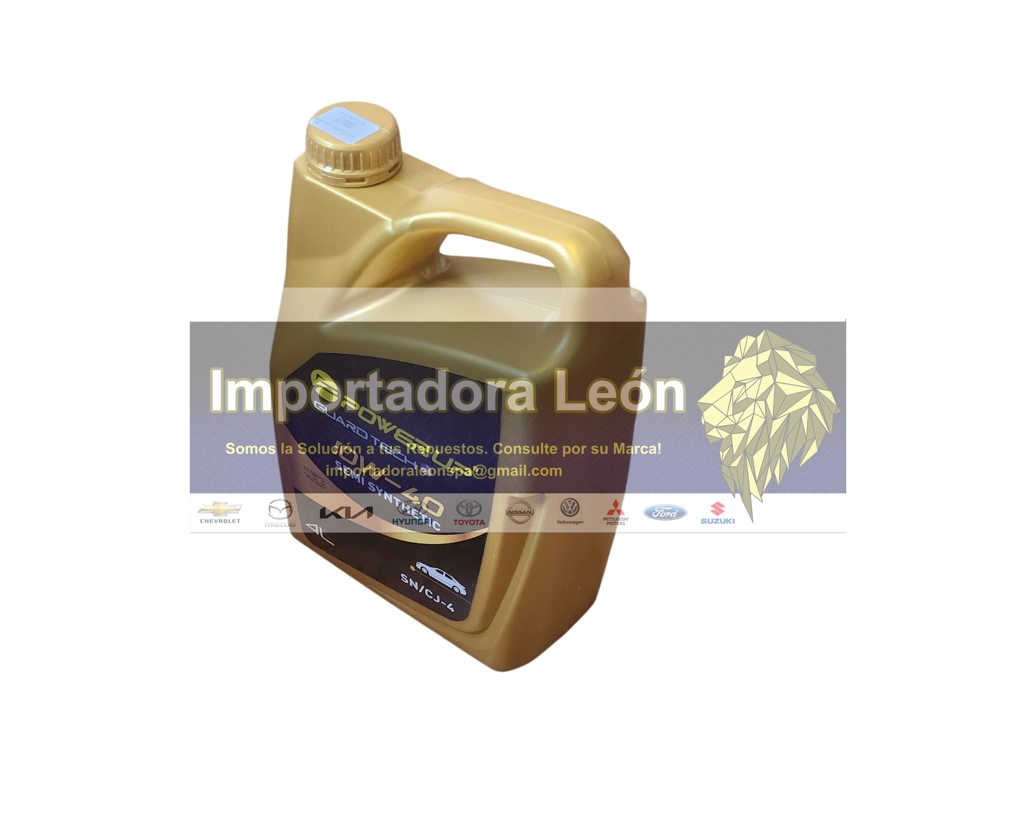 Aceite 10w40 Semisintetico 4 litros