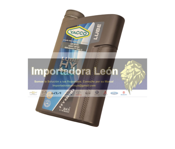 Aceite 0w20 Sintetico Yacco 2 Litros