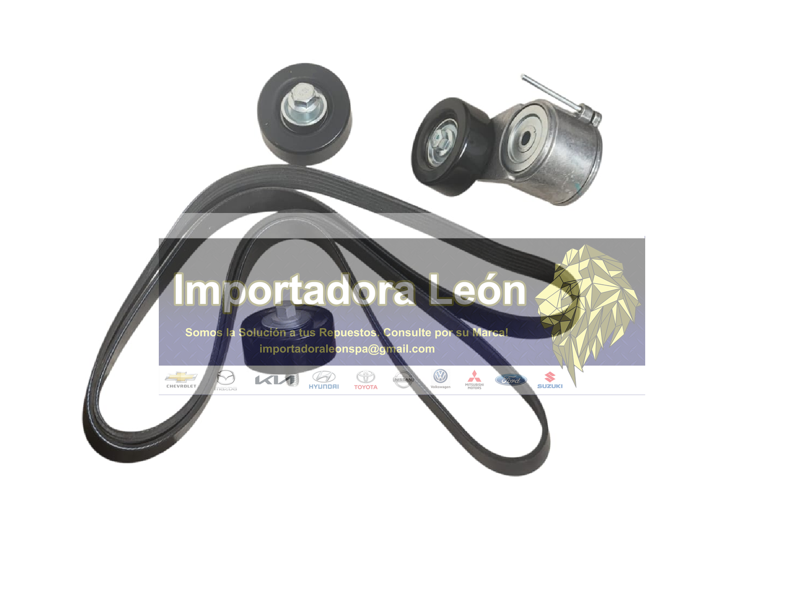 Kit Tensor Poleas Correa Accesorio Jeep Wrangler 2.8